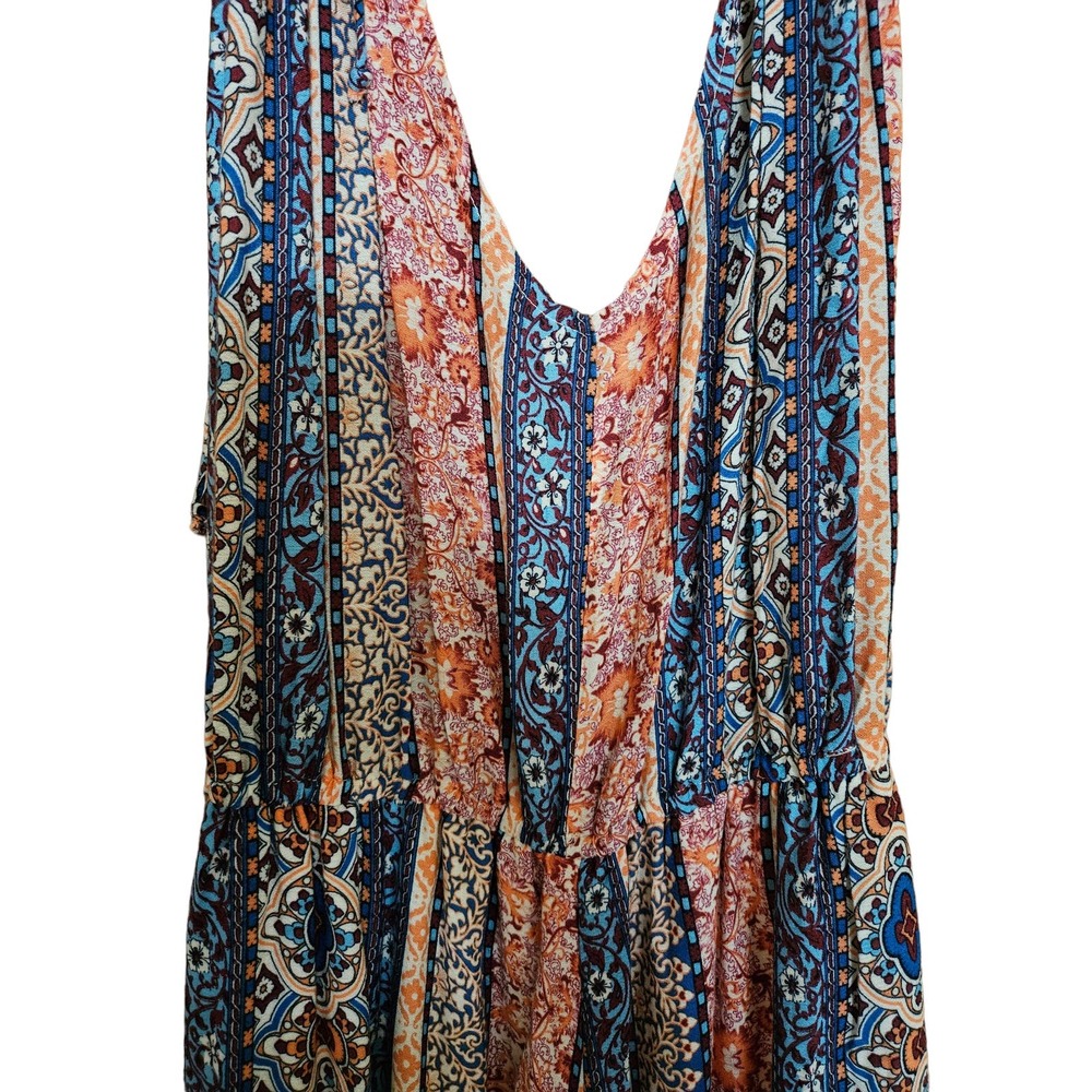 Lulu's Bohemian Maxi Dress Floral Size Medium